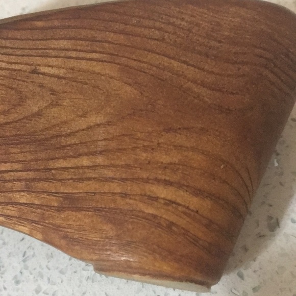 Italian Shoemaker Woven metallic wedge sandals slides - Picture 5 of 10